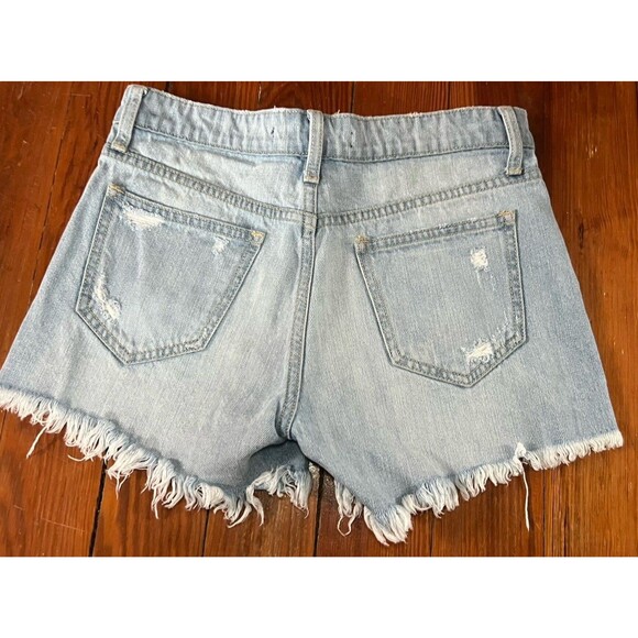 Joe’s Jeans Women's Size 26 The Ozzie Short Mid Rise 4” Cutoff Jean Shorts Blue - Picture 7 of 11